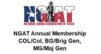 NGAT Annual Membership - O6 & General Officers